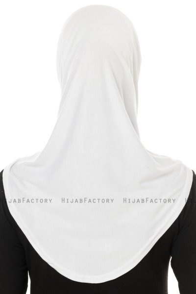 Hanfendy Plain Logo - Wit Al Amira Hijab