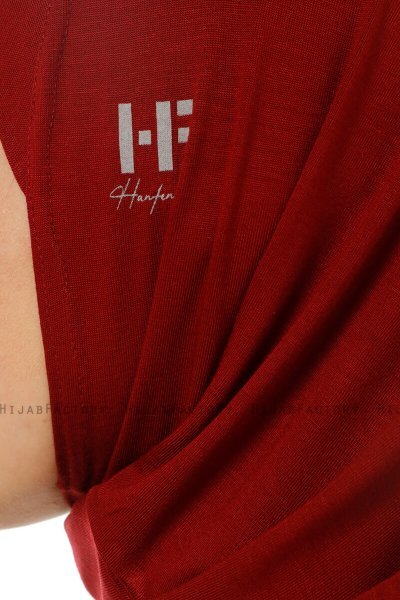 Hanfendy Plain Logo - Bordeaux Al Amira Hijab