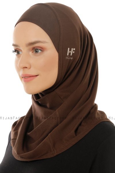 Hanfendy Plain Logo - Bruin Al Amira Hijab
