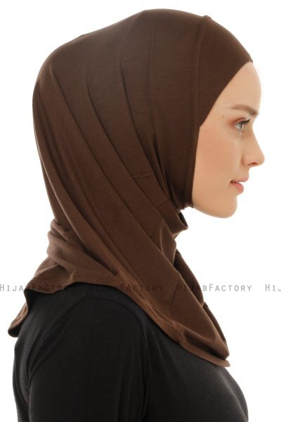 Hanfendy Plain Logo - Bruin Al Amira Hijab