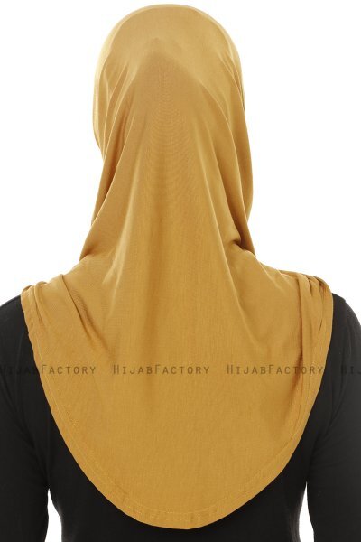 Hanfendy Plain Logo - Mosterd Al Amira Hijab