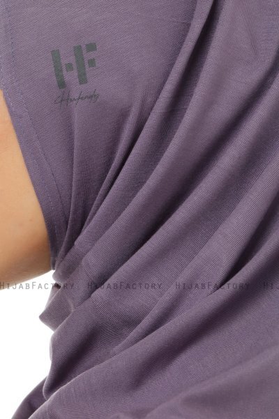 Hanfendy Plain Logo - Donkerpaars Al Amira Hijab