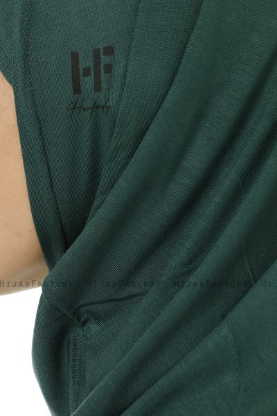 Hanfendy Plain Logo - Donkergroen Al Amira Hijab