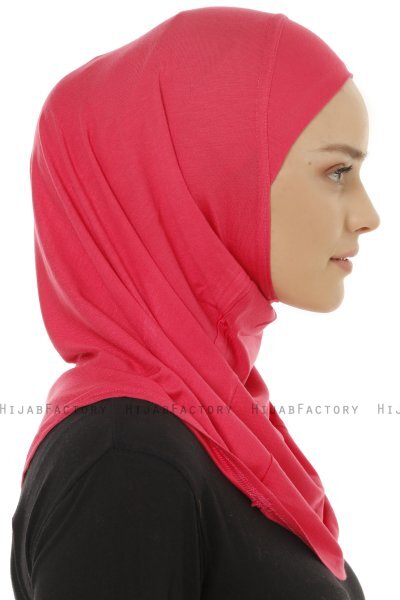 Hanfendy Plain Logo - Fuchsia Al Amira Hijab