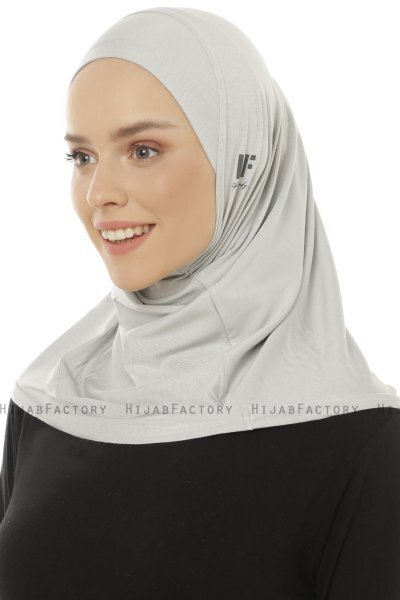 Hanfendy Plain Logo - Lichtgrijs Al Amira Hijab