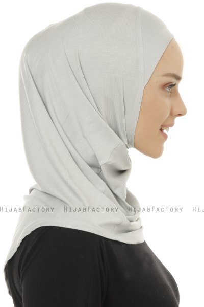 Hanfendy Plain Logo - Lichtgrijs Al Amira Hijab