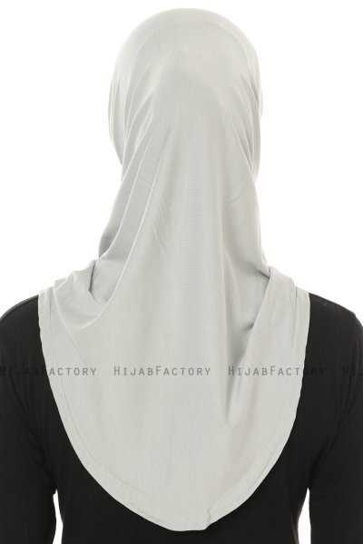Hanfendy Plain Logo - Lichtgrijs Al Amira Hijab