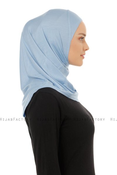 Hanfendy Plain Logo - Lichtblauw Al Amira Hijab