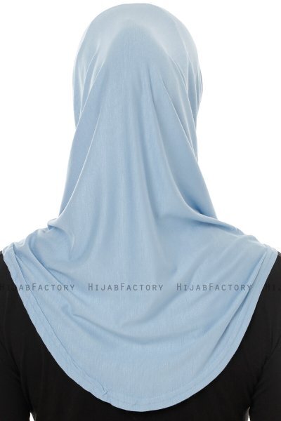 Hanfendy Plain Logo - Lichtblauw Al Amira Hijab