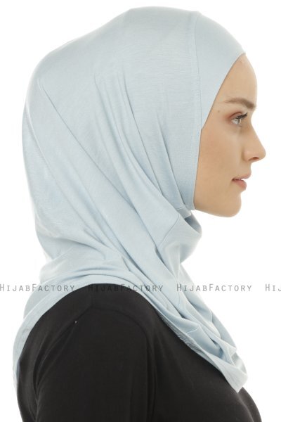 Hanfendy Plain Logo - Baby Blue Al Amira Hijab