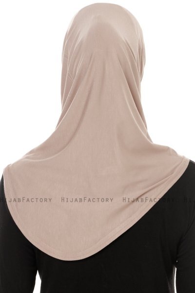 Hanfendy Plain Logo - Steen Grijs Al Amira Hijab