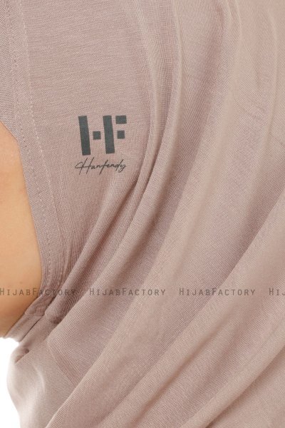 Hanfendy Plain Logo - Steen Grijs Al Amira Hijab