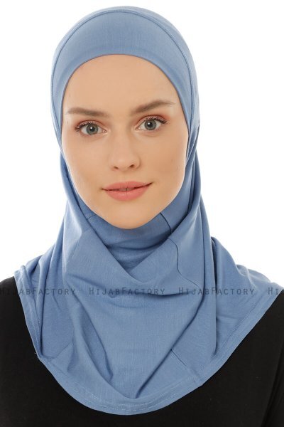 Hanfendy Plain Logo - Indigo Al Amira Hijab