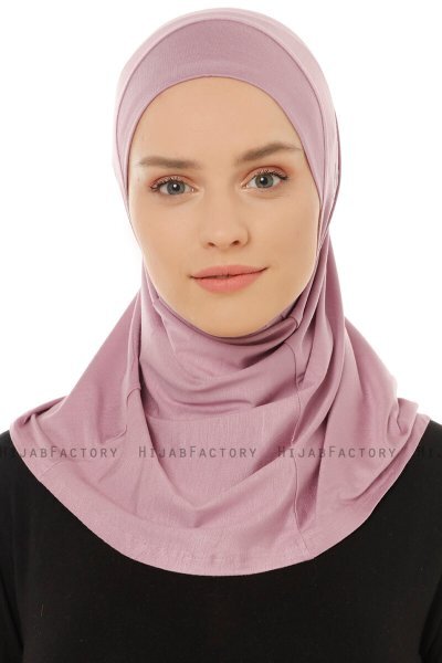 Hanfendy Plain Logo - Purper Al Amira Hijab