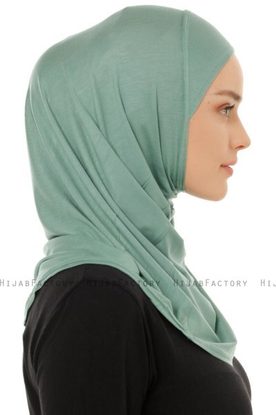 Hanfendy Plain Logo - Groen Al Amira Hijab