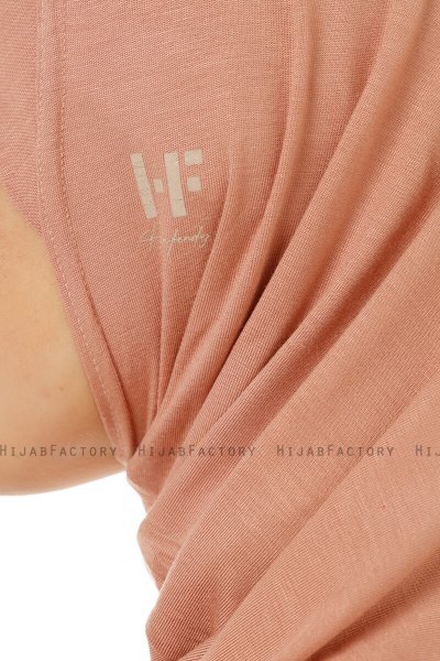 Hanfendy Plain Logo - Peanut Al Amira Hijab