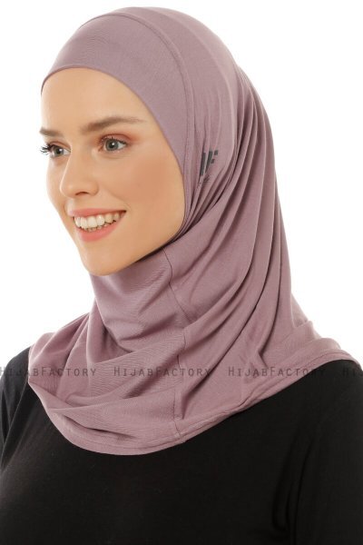Hanfendy Plain Logo - Orient Blush Al Amira Hijab