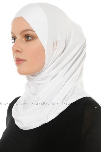 Hanfendy Cross Logo - Wit Al Amira Hijab