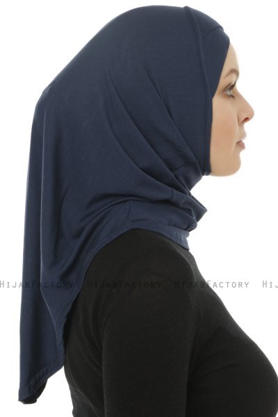 Hanfendy Cross Logo - Marineblauw Al Amira Hijab