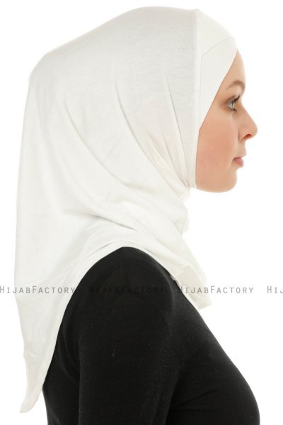 Hanfendy Cross Logo - Creme Al Amira Hijab