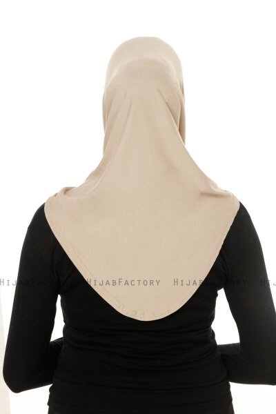 Hanfendy Cross Logo - Licht Taupe Al Amira Hijab