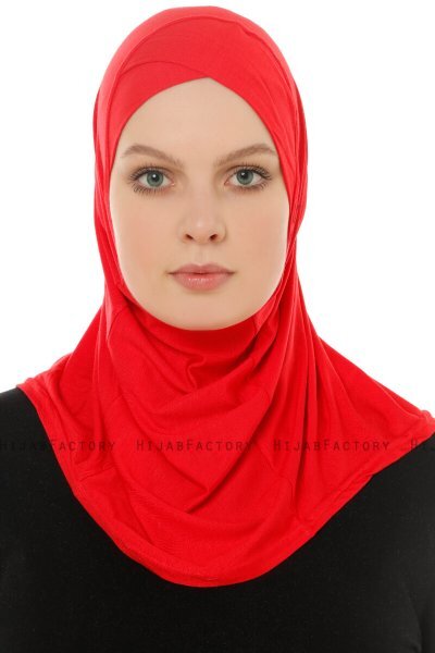 Hanfendy Cross Logo - Rood Al Amira Hijab