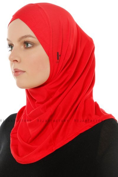 Hanfendy Cross Logo - Rood Al Amira Hijab