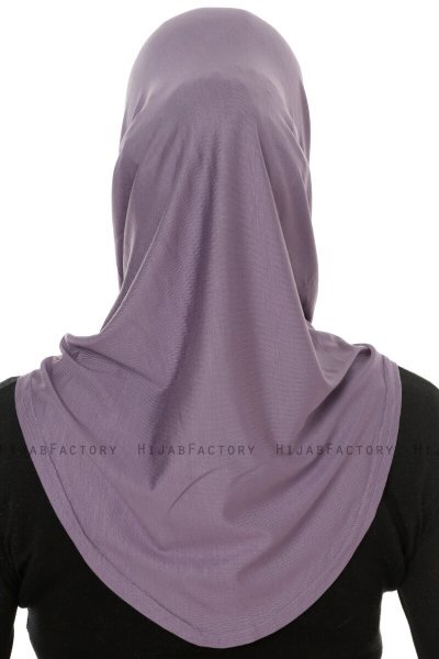 Hanfendy Cross Logo - Donkerpaars Al Amira Hijab