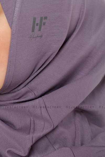 Hanfendy Cross Logo - Donkerpaars Al Amira Hijab