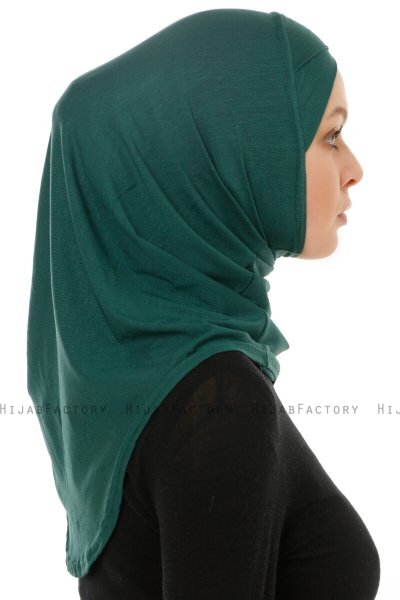 Hanfendy Cross Logo - Donkergroen Al Amira Hijab
