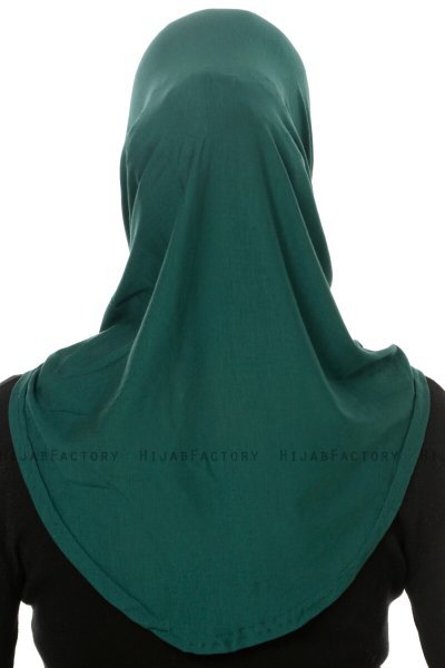 Hanfendy Cross Logo - Donkergroen Al Amira Hijab