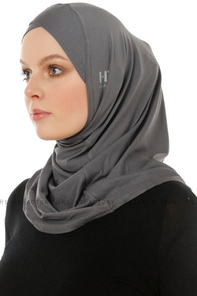 Hanfendy Cross Logo - Donker Grijs Al Amira Hijab