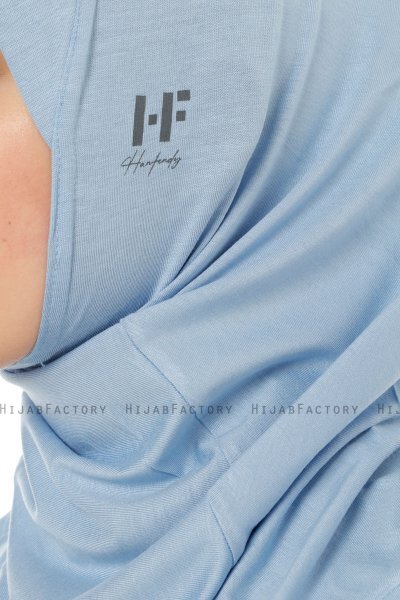 Hanfendy Cross Logo - Lichtblauw Al Amira Hijab