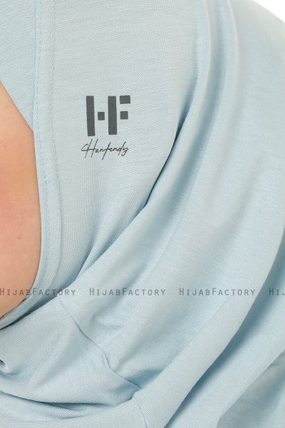 Hanfendy Cross Logo - Baby Blue Al Amira Hijab