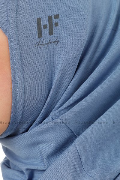 Hanfendy Cross Logo - Indigo Al Amira Hijab