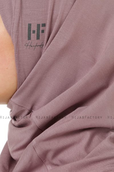 Hanfendy Cross Logo - Orient Blush Al Amira Hijab