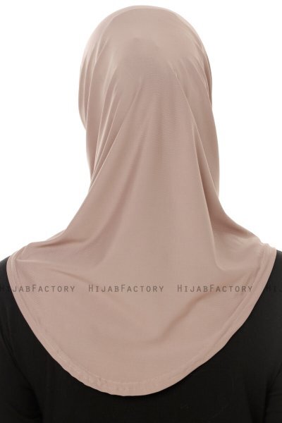 Micro Plain - Steen Grijs One-Piece Hijab