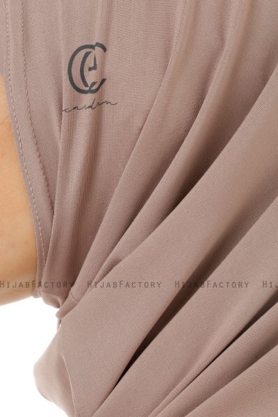Micro Plain - Steen Grijs One-Piece Hijab