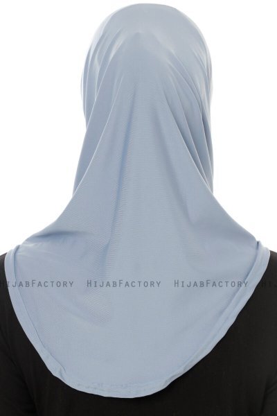 Micro Plain - Lichtblauw One-Piece Hijab