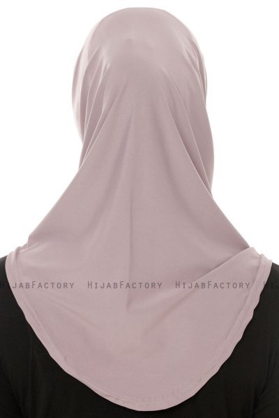 Micro Plain - Lichtpaars One-Piece Hijab