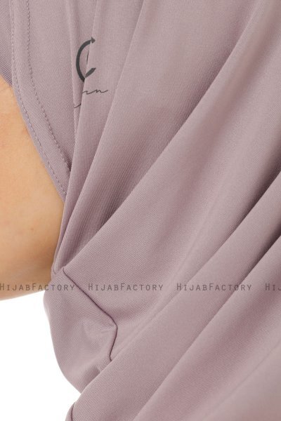 Micro Plain - Lichtpaars One-Piece Hijab