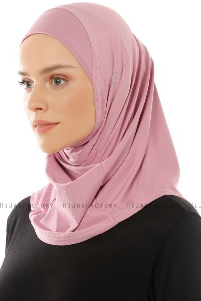 Micro Plain - Purper One-Piece Hijab