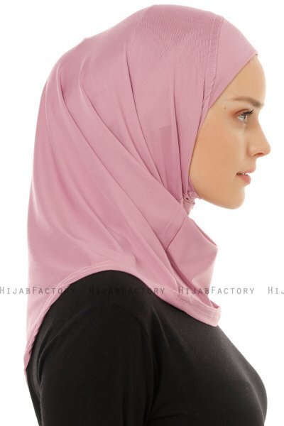 Micro Plain - Purper One-Piece Hijab