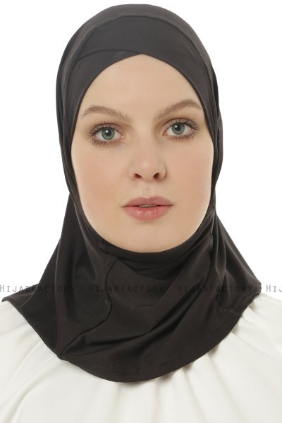 Micro Cross - Zwart One-Piece Hijab