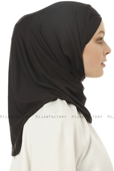 Micro Cross - Zwart One-Piece Hijab