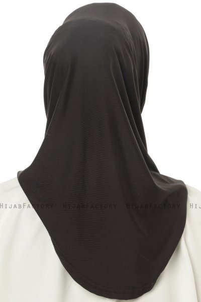 Micro Cross - Zwart One-Piece Hijab