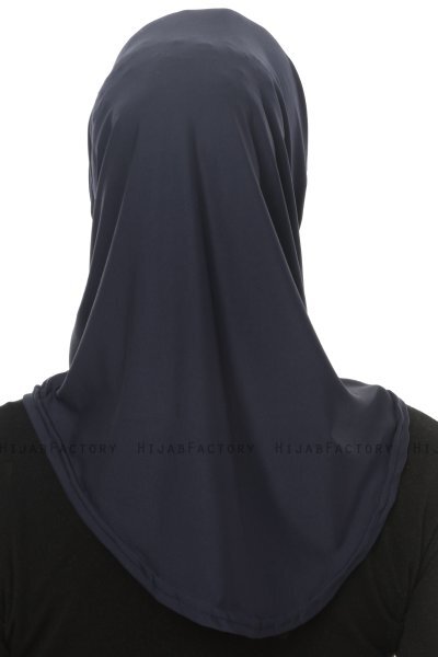 Micro Cross - Marineblauw One-Piece Hijab
