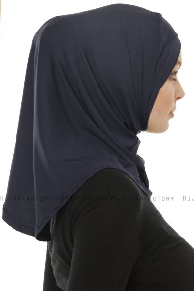 Micro Cross - Marineblauw One-Piece Hijab