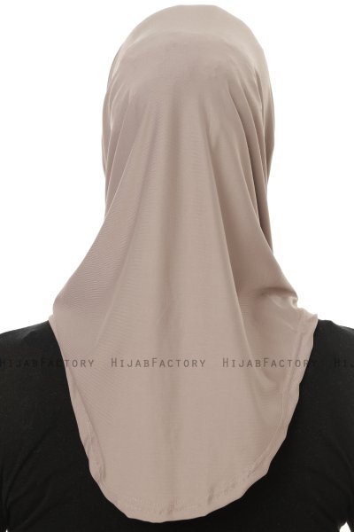 Micro Cross - Steen Grijs One-Piece Hijab