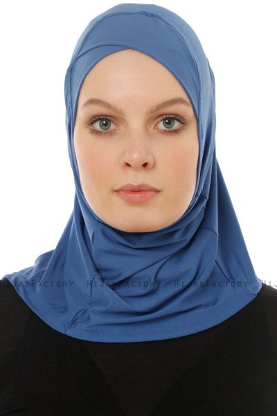 Micro Cross - Lichtblauw One-Piece Hijab